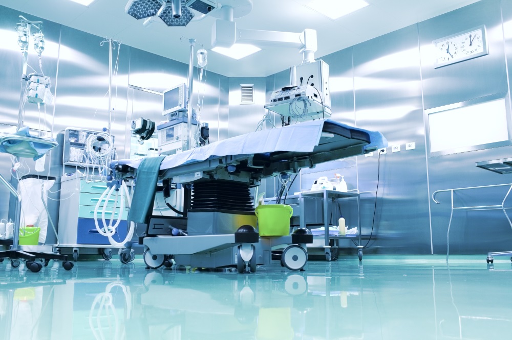 Operating room with modern equipment