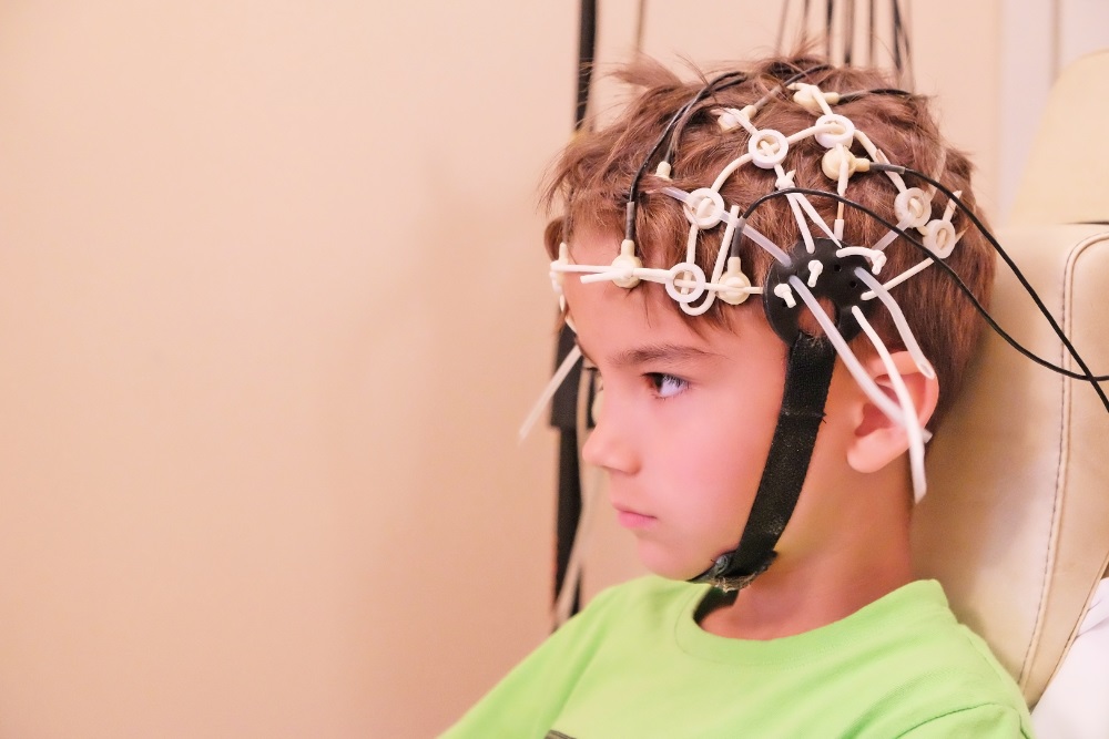 Conducting EEG for a child