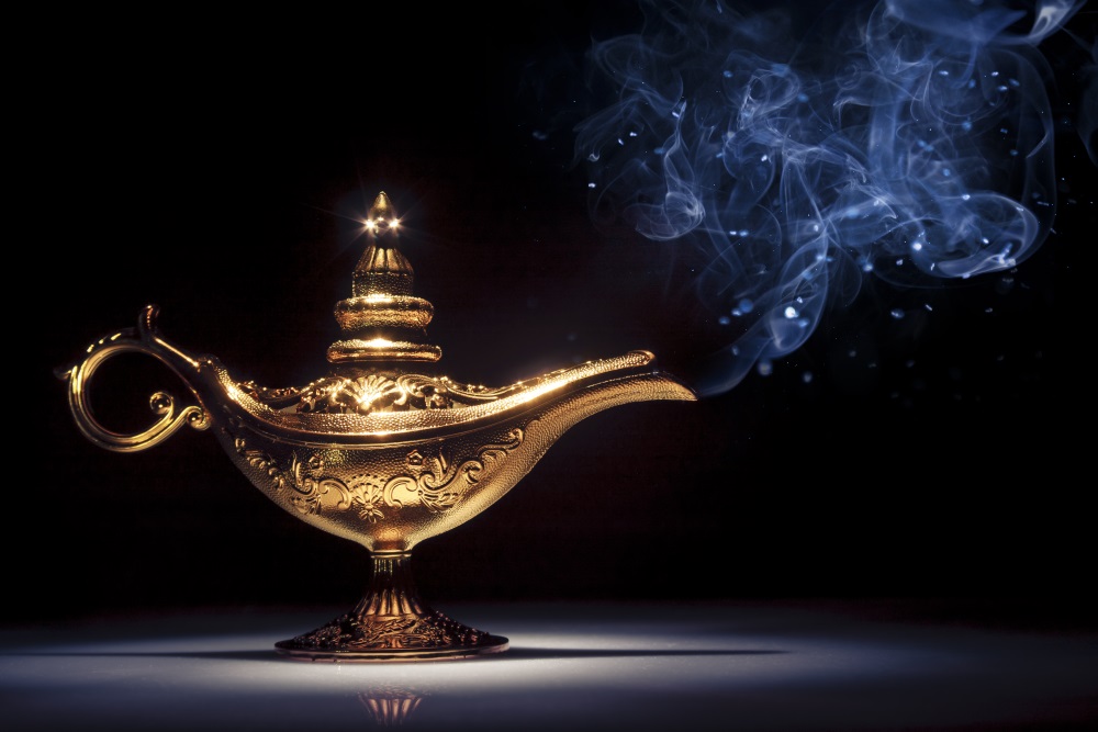 Magic Aladdin's Genie lamp